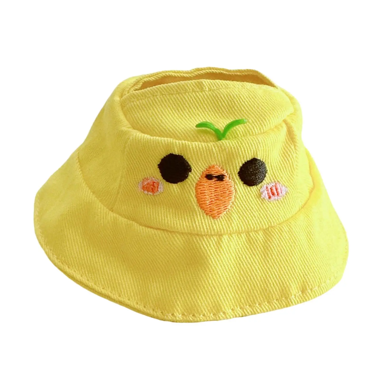 Cotton Doll Wide Brim Hat Educational for Little Girls Hands on DIY Make Your Own Dolls Girl Doll Bucket Hat for 6.69'' 5.91''