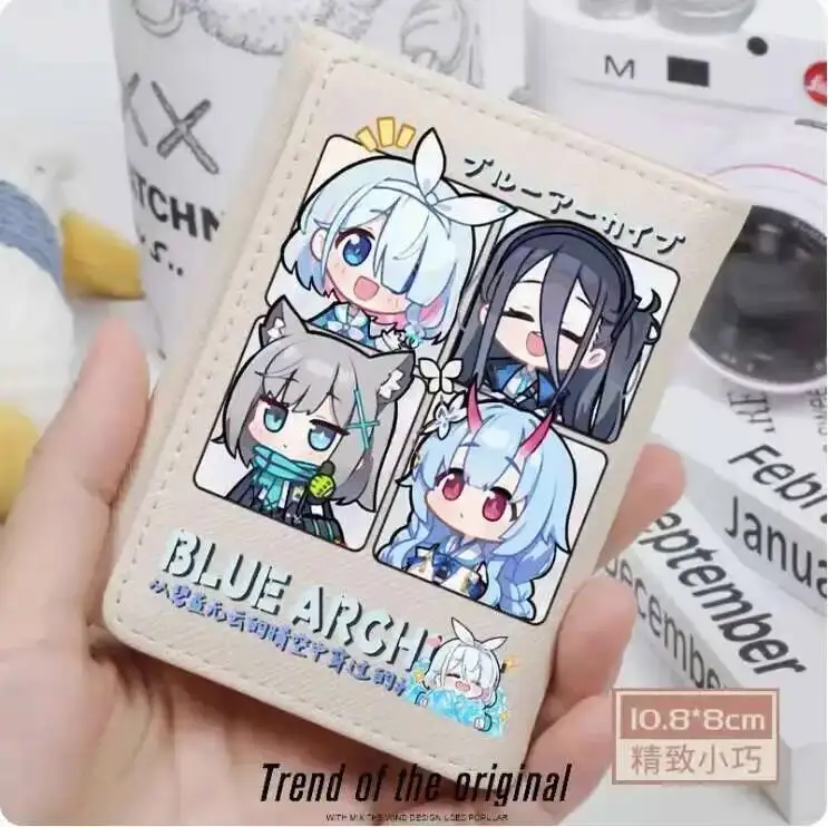 

Аниме синий архив модный кошелек из искусственной кожи кошелек для карт монета засов сумка для денег косплей подарок B067 хит