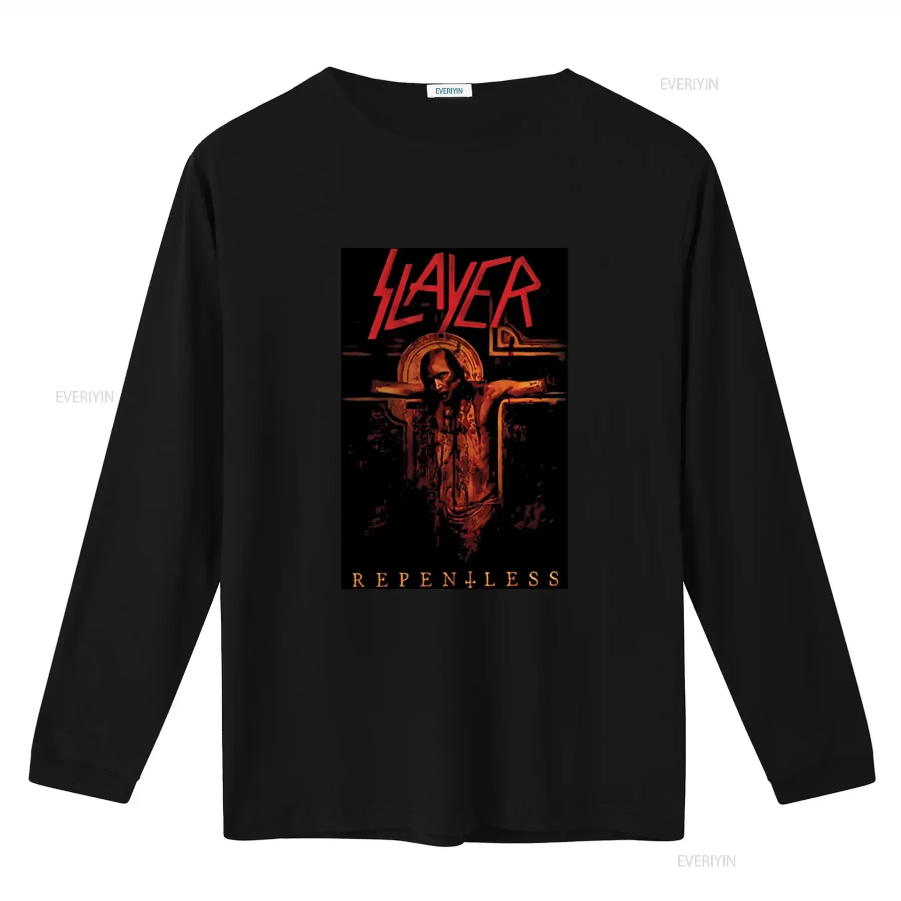 Slayer Repentless Crucifix T Shirt S XXL Official Metal Band Rock Music vintage Washed Soft streetwear Versatile Stretched