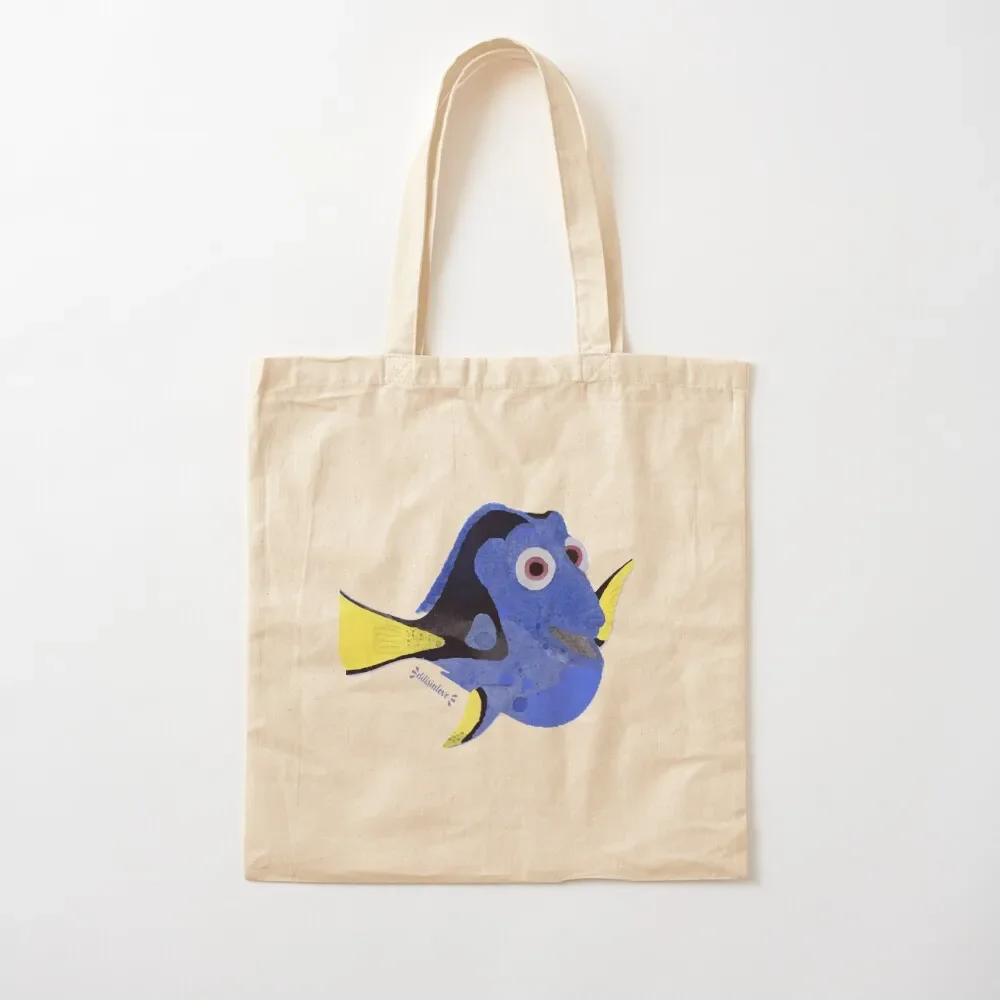

Watercolor Dory Tote Bag shopping bags foldable eco pack Tote Bag