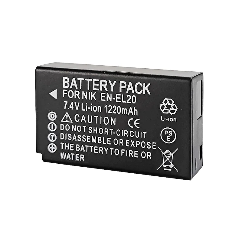 Premium EN-EL20 Camera Battery for Nikon Coolpix A P1000 J1 J2 J3 S1 reliable power supply steady voltage long lasting endurance