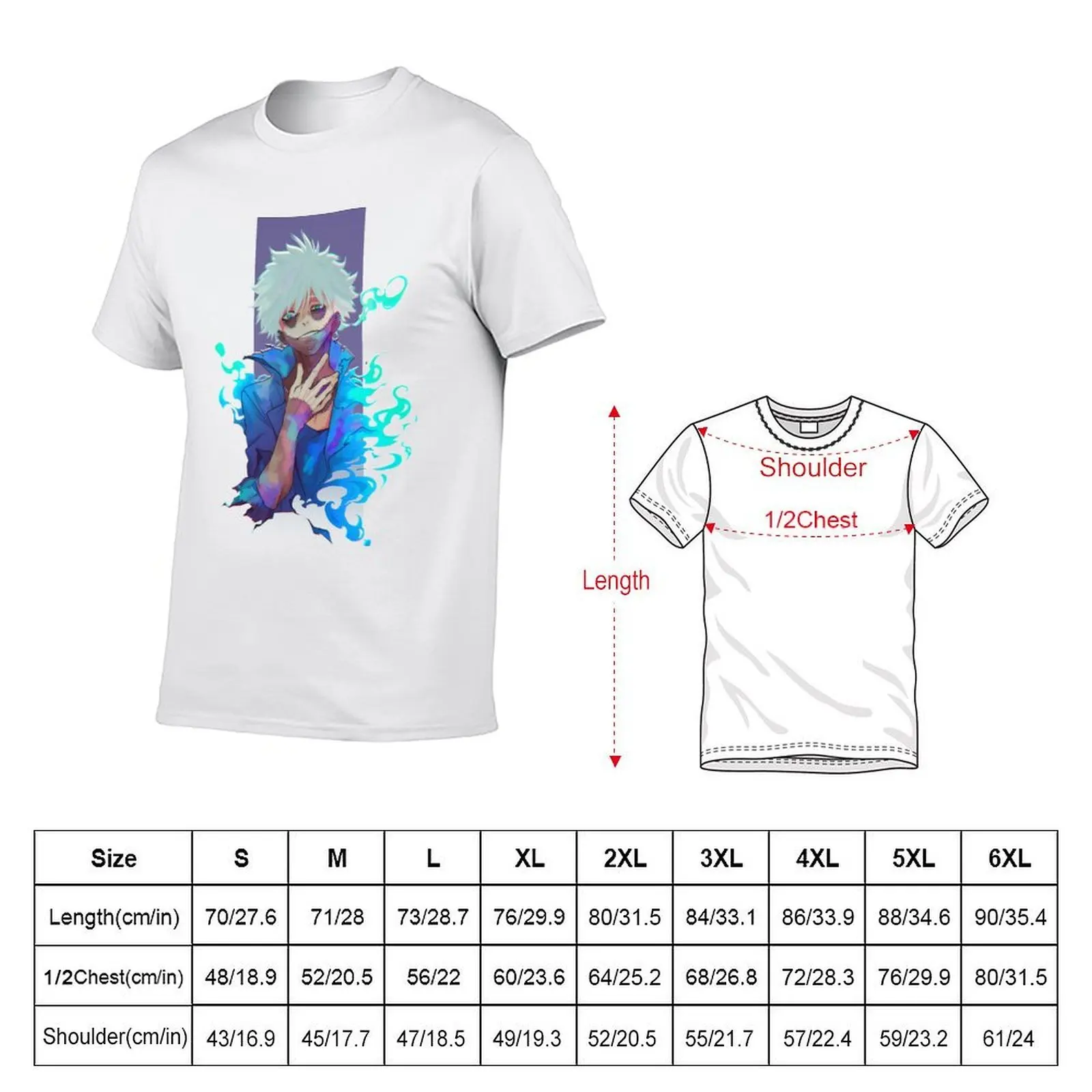 Blue flame T-Shirt shirts graphic tees Louboutins cotton t shirt men