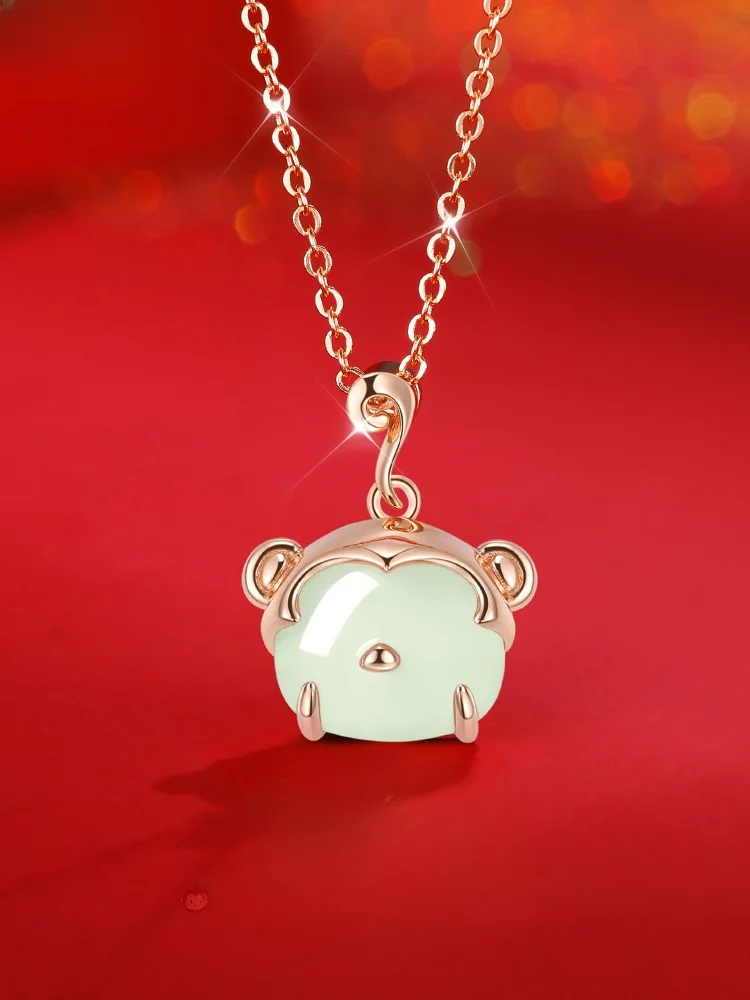 pure-silver-monkey-pendant-nelace-turandot-jade-charms-luy-amulet-zodiac-monkey-beads-transient-jewelry-for-women