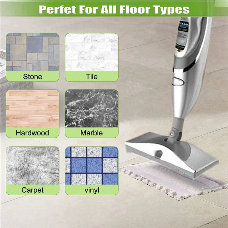 ABVI-40 Pack Steam Mop Pads Replacement For Shark S3101 S3202 S3250 Washable Cleaning Pad Steamer Pad For Hard Floors