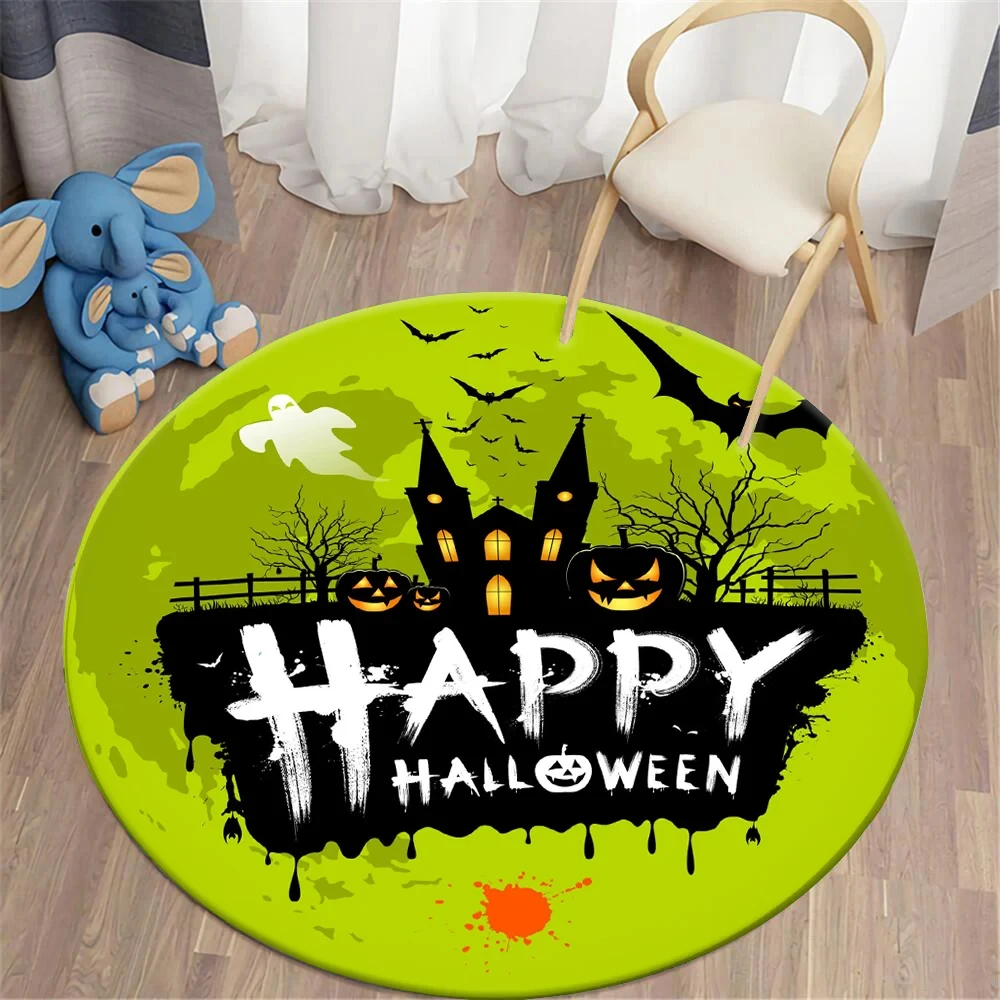 Cadılar bayramı yuvarlak halı  - Commercial Printing And Graphics incelemesi ve fiyatı