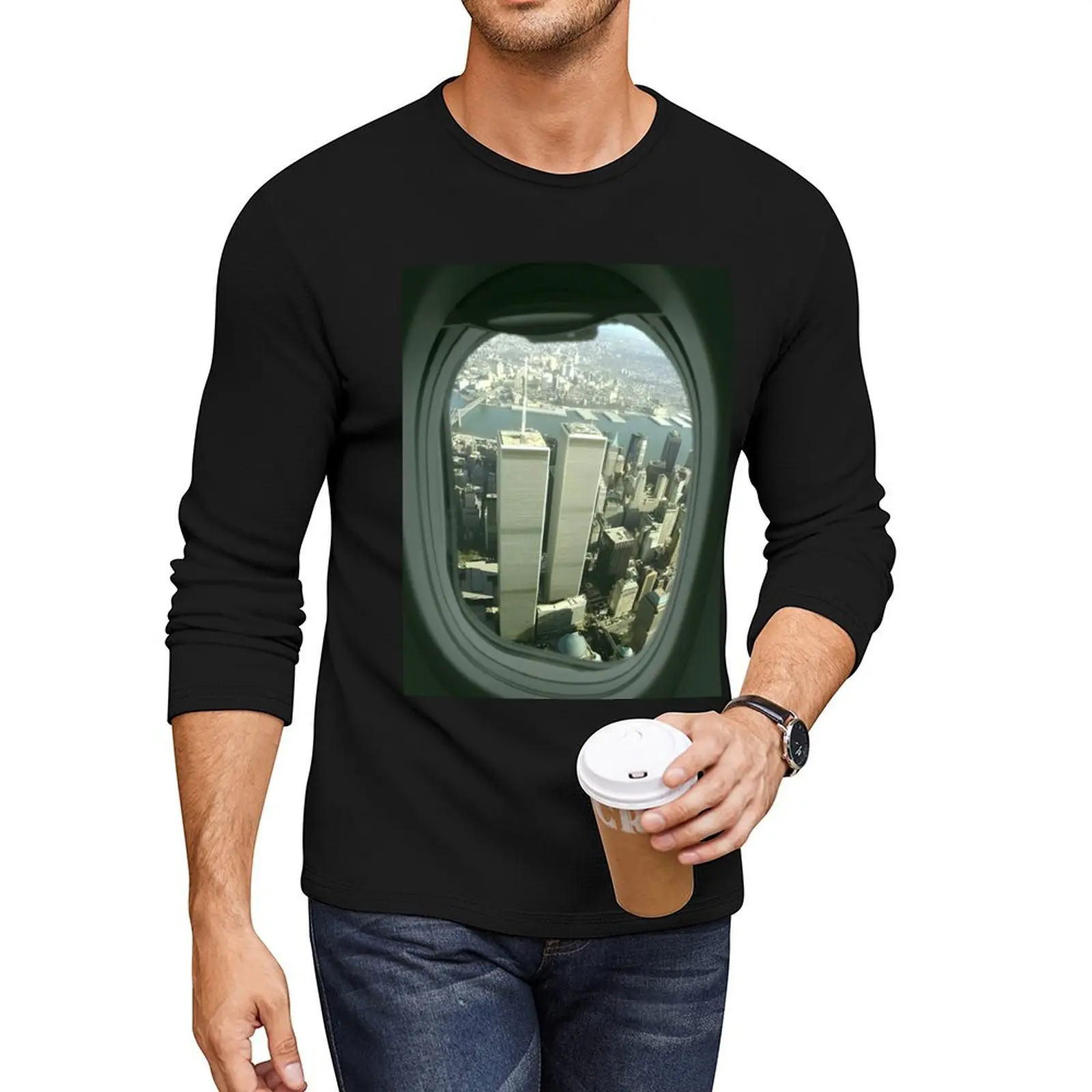 Tilted Towers Long T-Shirt Aesthetic clothing Blouse cute tops cute clothes men t shirts