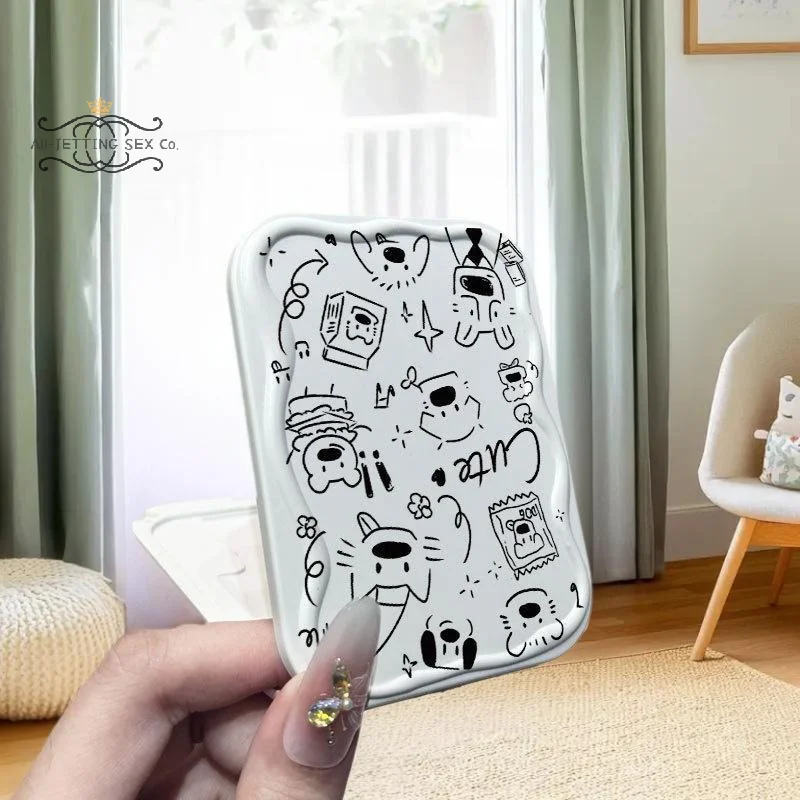 Practical and Adorable Dog Handheld Mirror; Includes Comb for a Complete Makeup Toolset