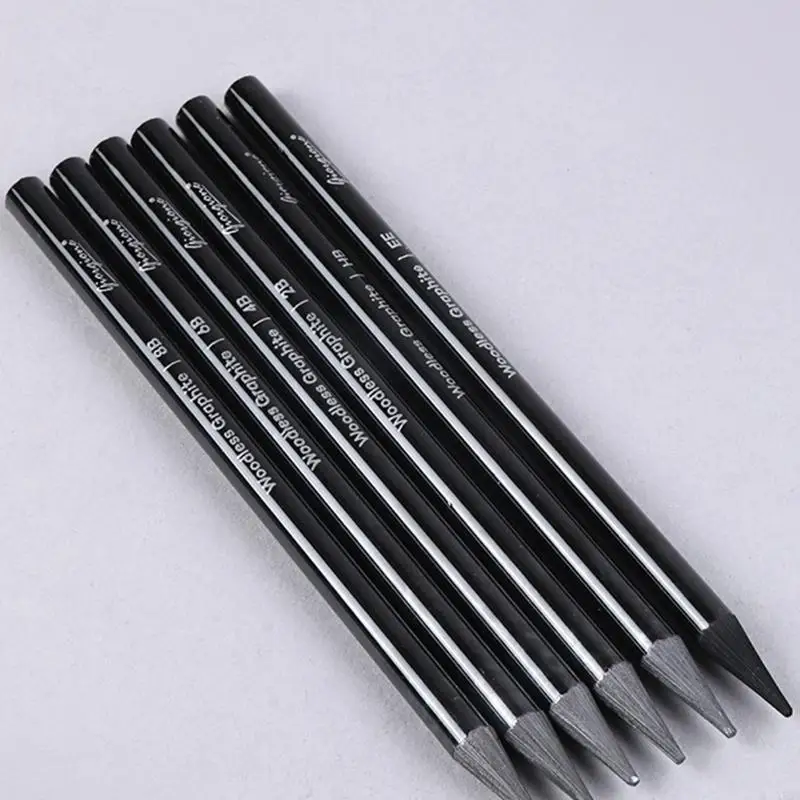 Non-wood and Sketching Pencil Set Drawing Art Supplies for DIY Art Students Hobbyist Beginner
