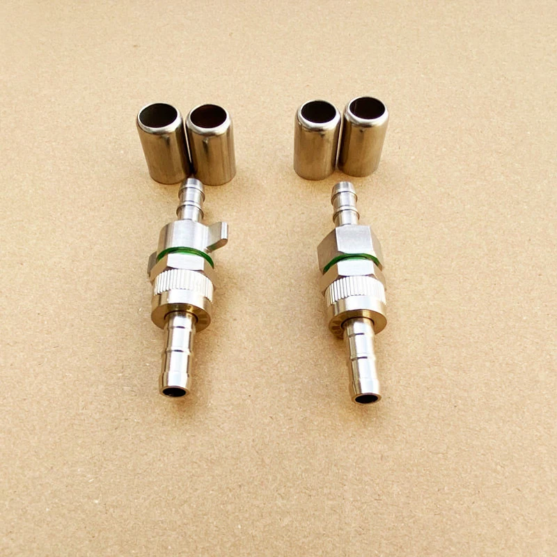 

5PCS Water Hose Union Joint Copper Movable Connector Smooth Rotation Leak-Proof for Agricultural Sprayer Garden Accessory