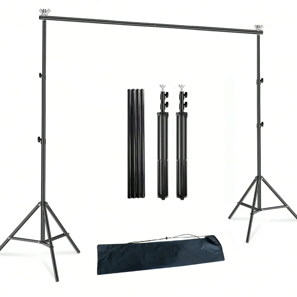 

Adjustable Photography Backdrop Stand, Wedding Arch Backdrop Frame, Suitable For Ceremony, Birthday, Anniversary, Bridal Floral
