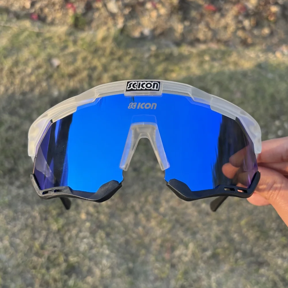 SCICON Photochrome Fahrradbrille Outdoor-Sportsonnenbrille Herren MTB-Fahrradbrille Damen Straßen-Mountainbike-Brille – Detail 15