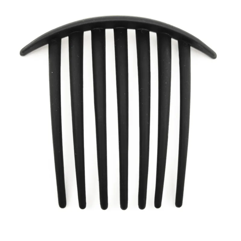 Harajuku Boutique Lacquer 7 Teeth Anti-skid Plastic Leopard Hair Comb Retro Headdress Fashion Temperament Women Hair Accessories