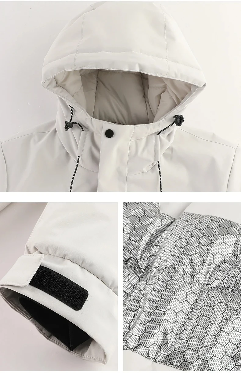 Men's Jacket Stand Collar Solid  Mens Parka Winter New Down Jacket Graphene Warm Jackets Men Business Leisure Coat Unisex L-6XL