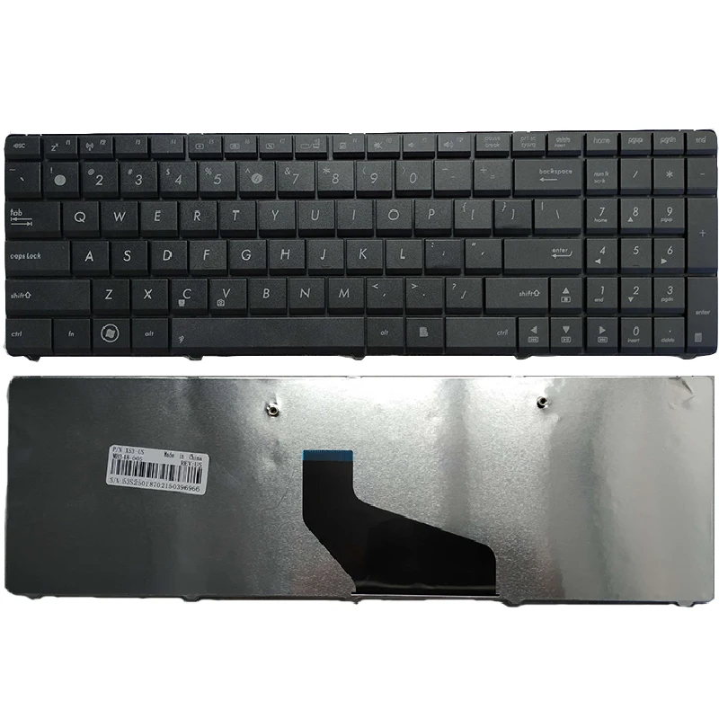 

New US laptop keyboard for ASUS V118502AS1 MP-10A73SU-6983 SG-47600-XAA SN7114 70-N58BK1700 PK130K31A05 V111402AS2