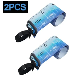 2pcs Fishing Measuring Ruler Fish Ruler Waterproof Accurate Tackle Tape Sticker Fishing Tool Accessories 90cm