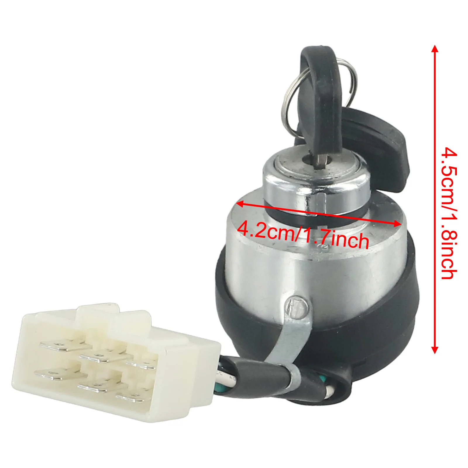 188F Ignition Switch Keys For 2.5-6.5KW 188F Gas Generator 6 Lines 2.5-6.5KW Gasoline Generator Accessories For Agriculture