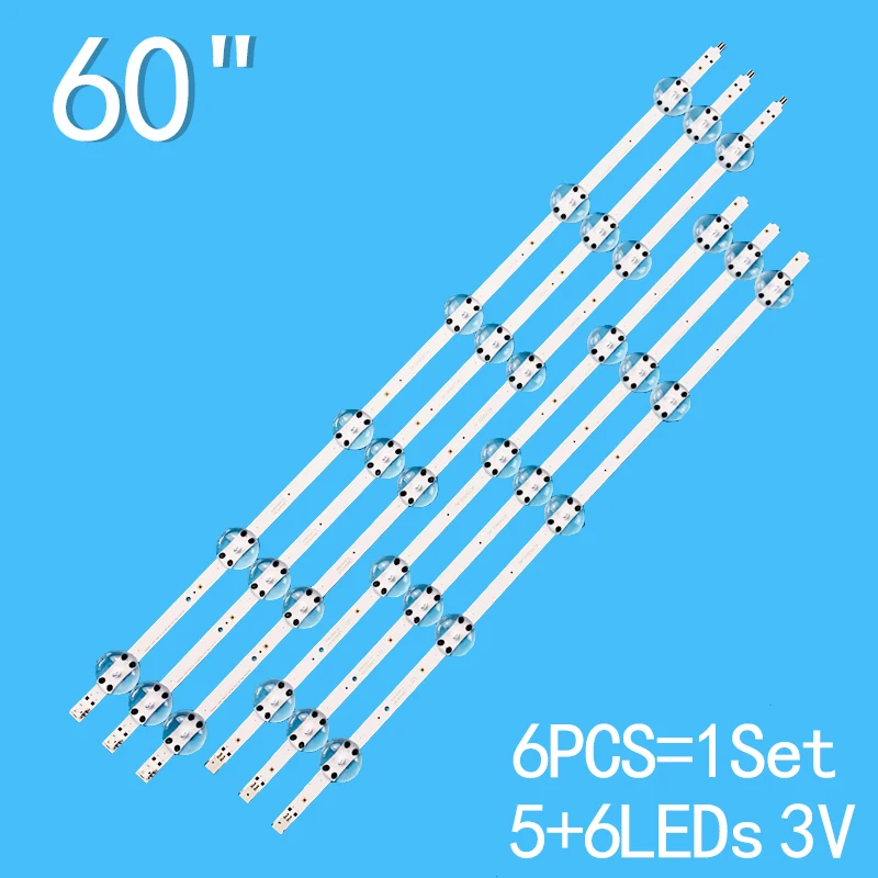 

LED Backlight Strips 11LED 3V For 55GUB8965 55GUB8962 55GCU7900 WCL60602-AC L4_CLA_WCL_E5_FAM_R6 L5 LM41-00656A 00655A