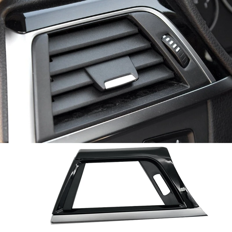 A42P-Car Dashboard Left A/C Vent Outlet Panel Frame 51459318069 For BMW 3 4 Series F30 F31 2012-2019 F32 F33 2011-2020