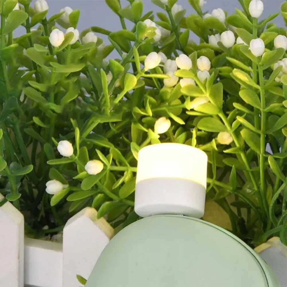 USB Plug Light Mini LED Night Light Power Bank Charging Book Light Small Circle Reading Eye Protection Light Campsite Equip