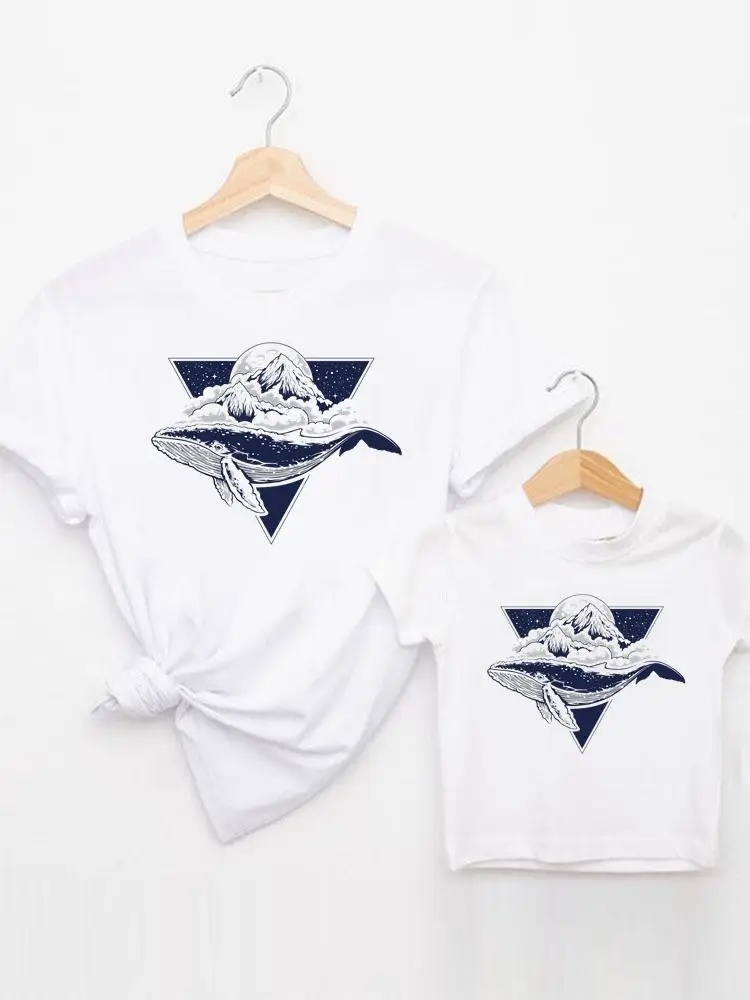 Butterfly Ice Cream Graphic Tee T-shirt Family Matching Outfits Boy Girl Women Kid Child Summer Mom Mama Mother Clothes Clothing