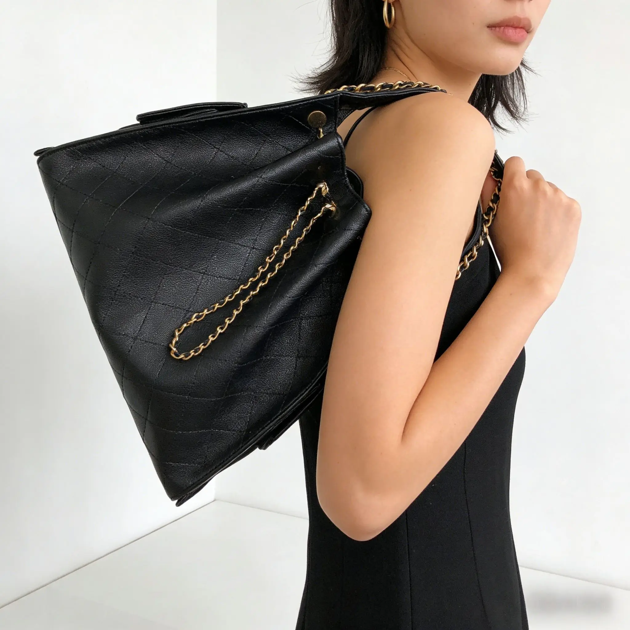 

Designer Rope Bucket Handbag Genuine Leather Casual Fashion Luxury Women's Shoulder Bag