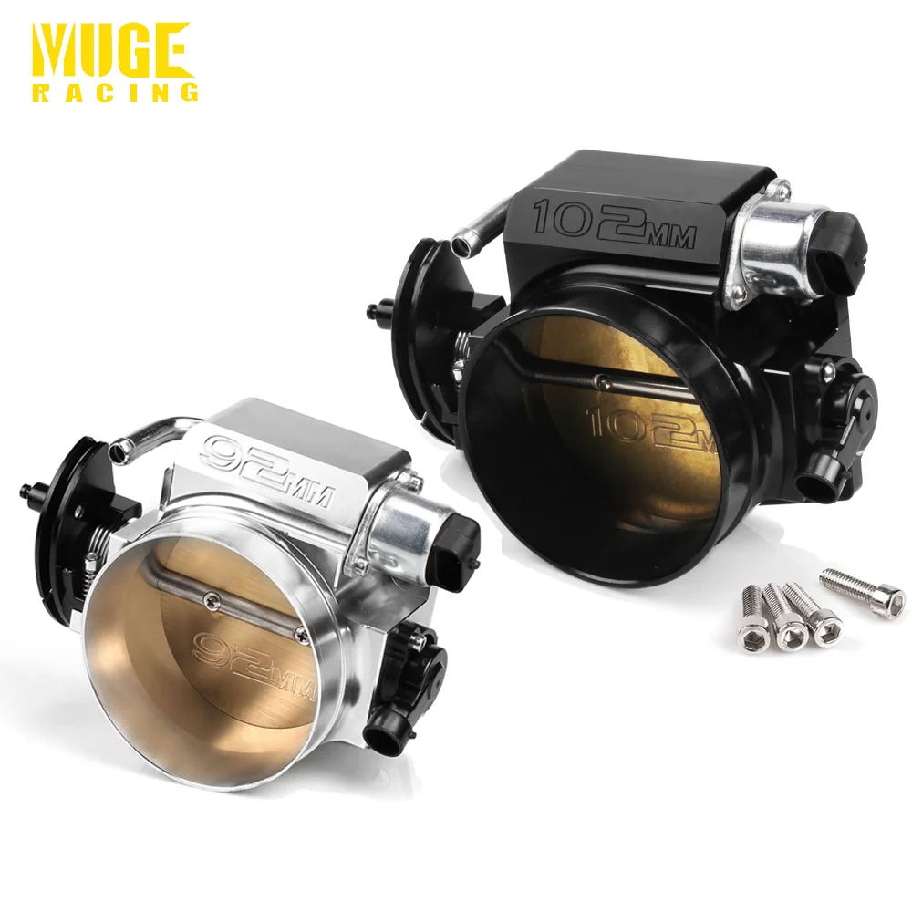 

High Flow Billet Aluminum 92mm/102mm Throttle Body For LS1 LS2 LS3 LS6 LSX Car Modification Parts Black/Silver THB001