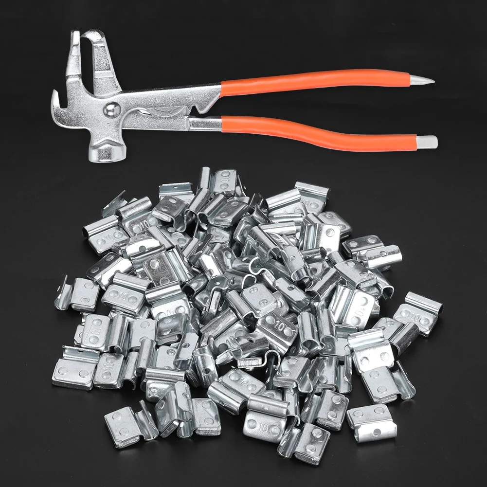

Tire Repair Tire Repair with Balance Pliers P Weigh Parts 10g/0.35oz Aluminium Alloy Clip on Hook Wheel Weight Balance P- Auto