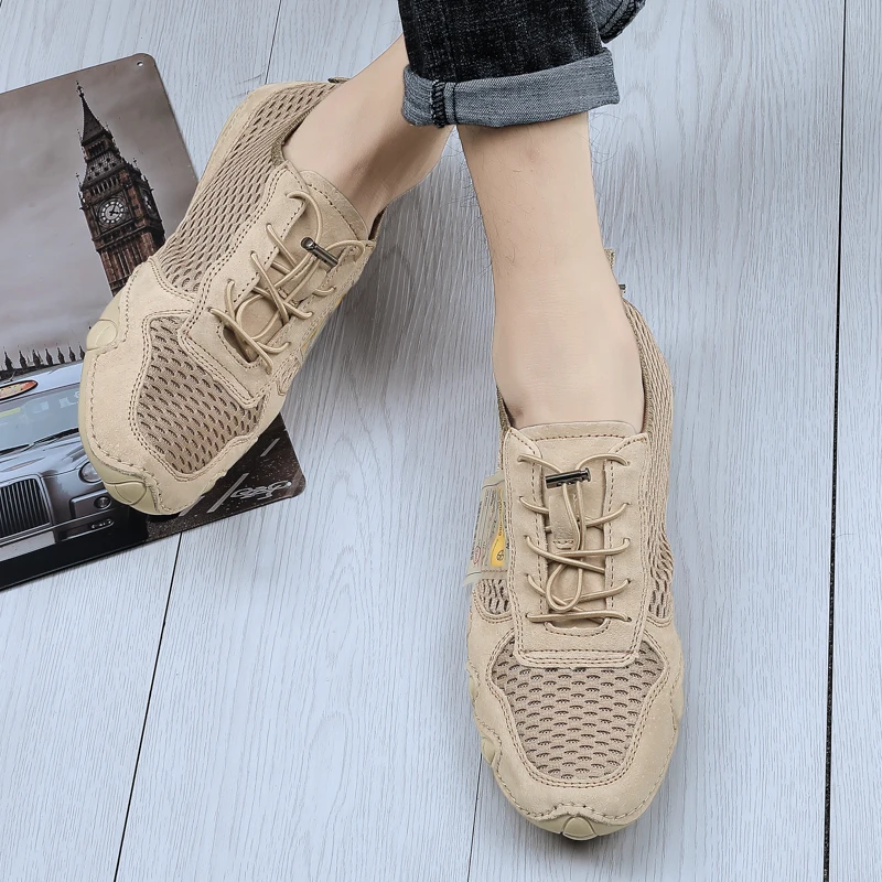 

Mens Breathable Mesh Running Sneakers Running Shoes Outdoor Non-slip Sports Running Shoes Mens Fashion Sneakers 2024