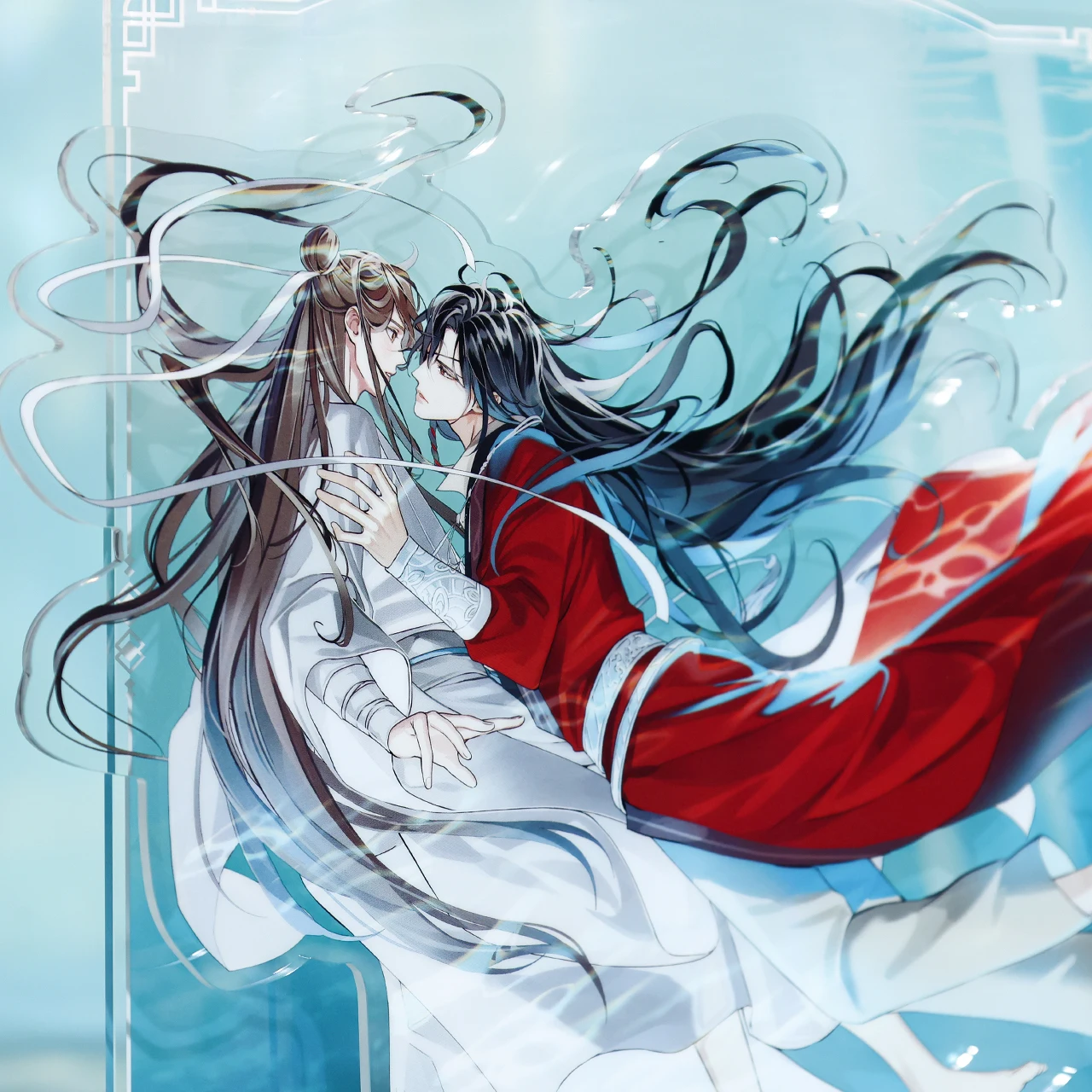 Tian Guan Ci Fu/Heaven Official's Blessing Xie Lian Hua Cheng Cosplay Acrylic Standing Sign Coloured Paper Ticket Stub Quicksand