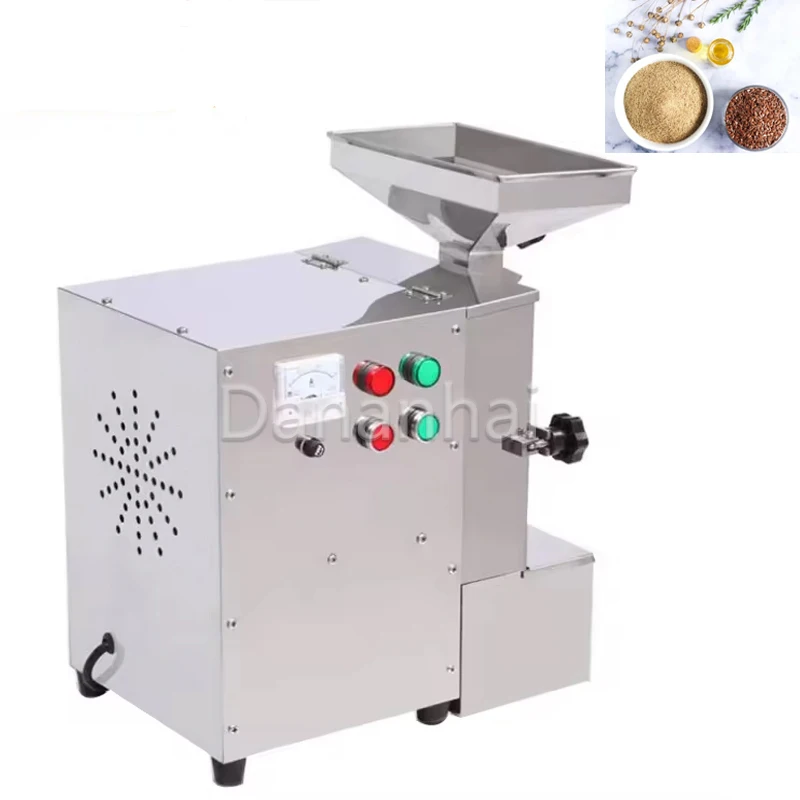 

Small Stainless Steel Cashew Peanut Grinder Commercial Sesame Walnut Almond Rapeseed Grinder