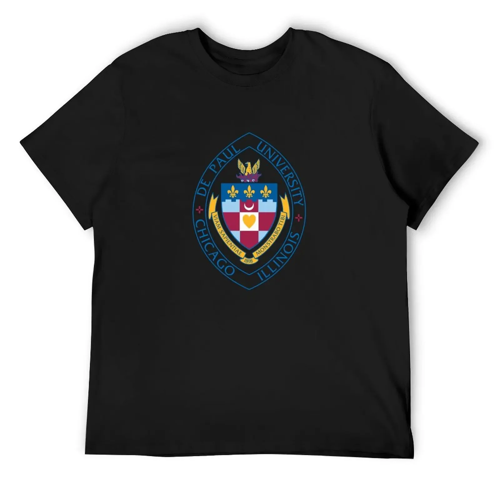 Depaul University Seal T-Shirt graphic tee shirt graphics Men's t-shirts