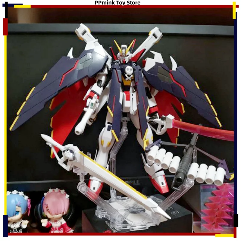 다반 6644 Mg 1/100 Xm-X1 크로스본 X-1 풀 클로스 조립 모델 키트 플라스틱 스켈레톤 애니메이션 액션 플라스틱 모델 피규어 로봇