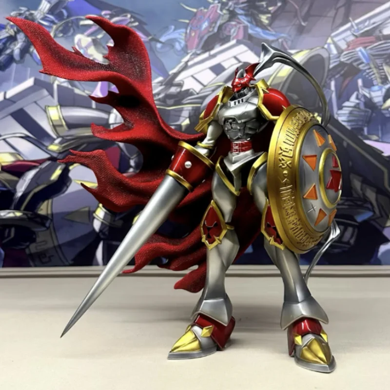 

40cm large-sized anime Digimon Adventure Pvc Dukemon Action map Collect model toys desktop decoration gifts