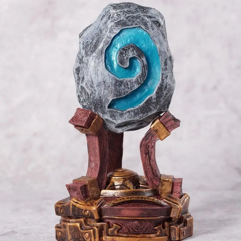 18cm World Of Warcraft Glowing Hearthstone Game Hearthstone With Led Breathing Light Collectible Pvc Room Decorate Model Toy