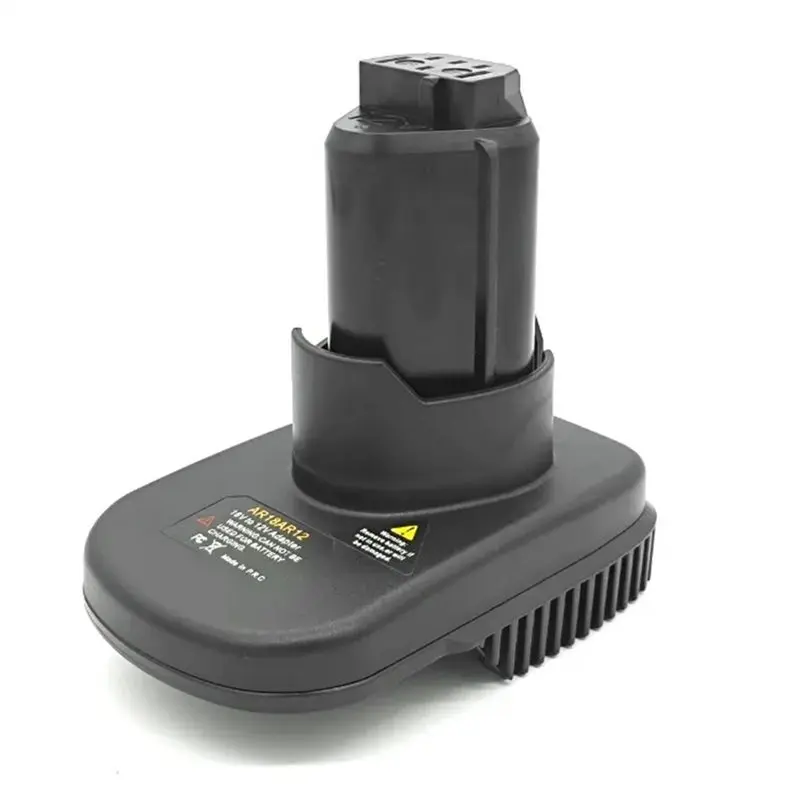 B03B-For Ridgid AEG 18V Li- Battery Adapter AR18AR12 Enabling Compatibility 12V Li- Battery Cordless Tools