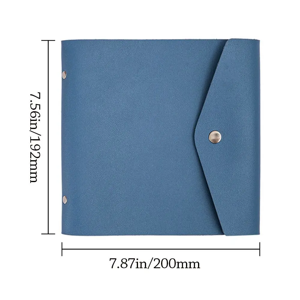 Save Money 200 Envelopes Money Saving Challeng Large Capacity Waterproof Mini Binder Savings Challenge Reusable PU