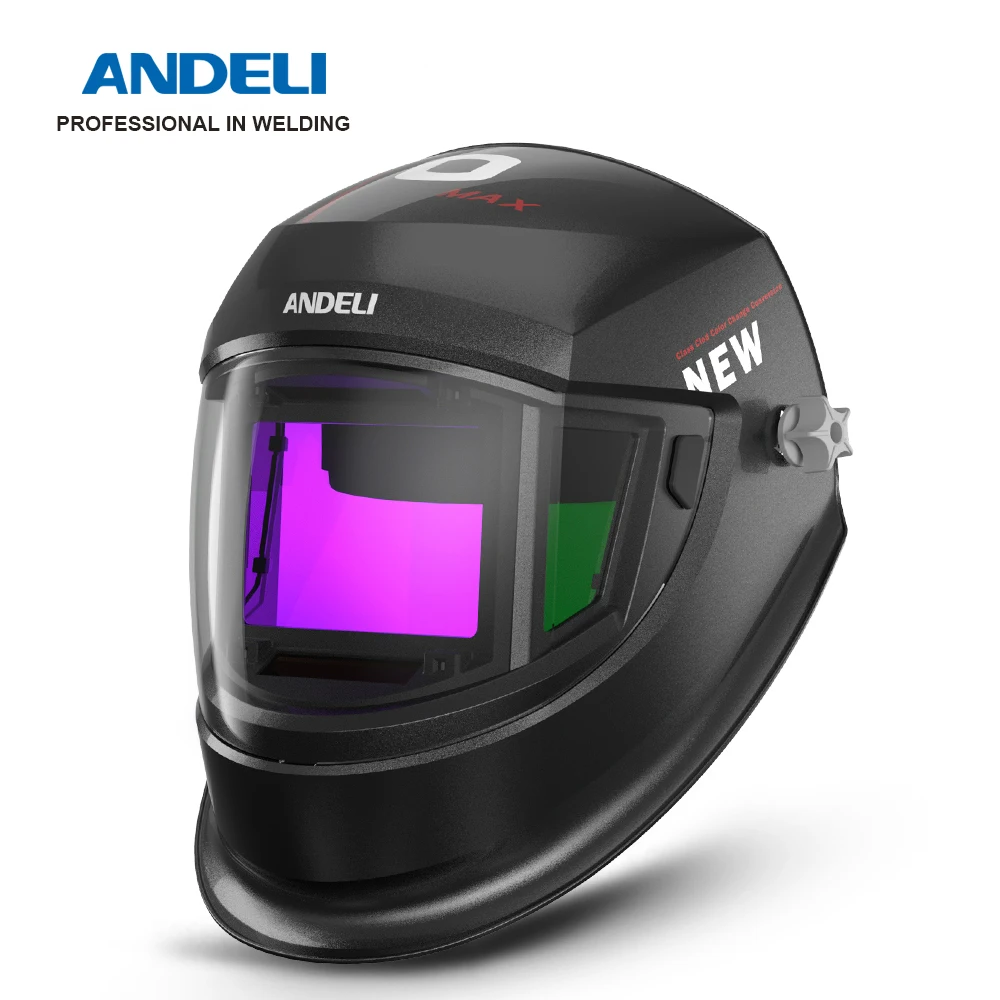 ANDELI Welding Helmet Auto Darkening True Color Welding Mask Protective Welding Cap for Welding Machine