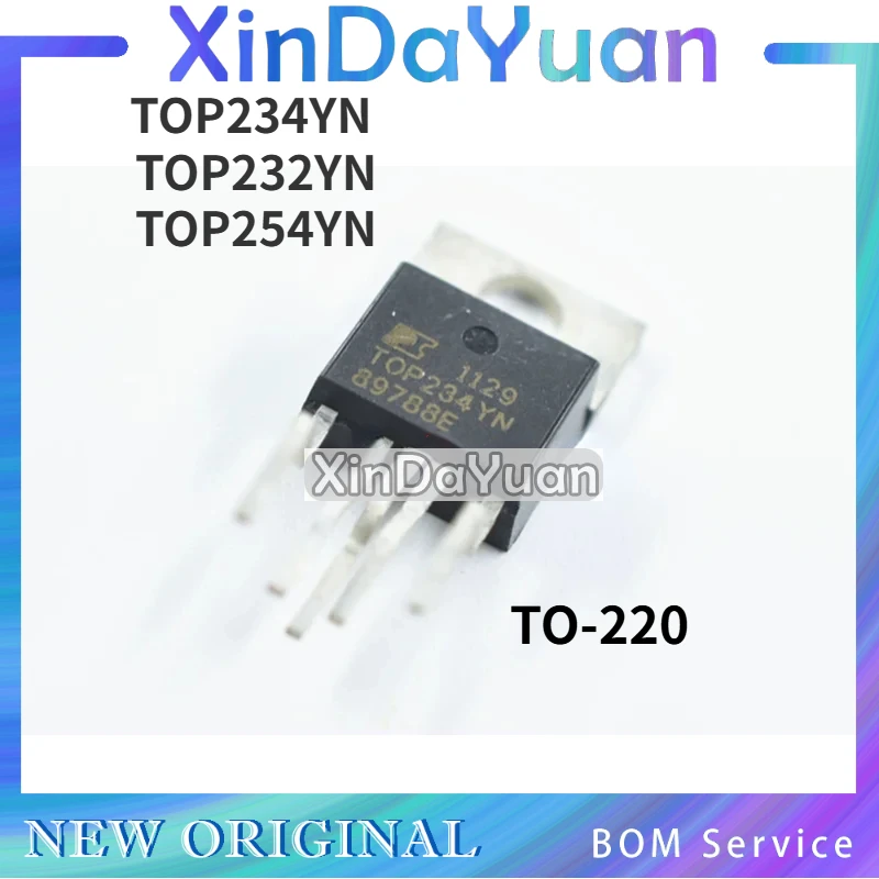 5 pcs TOP234YN  TOP232YN  TOP254YN  TO-220  Power Chip IC