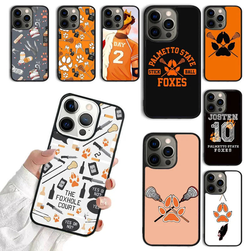 Andreil All for the Game Palmetto State Foxes phone Case For iPhone 16 15 14 Plus XR XS for apple 16 11 12 13 mini Pro Max