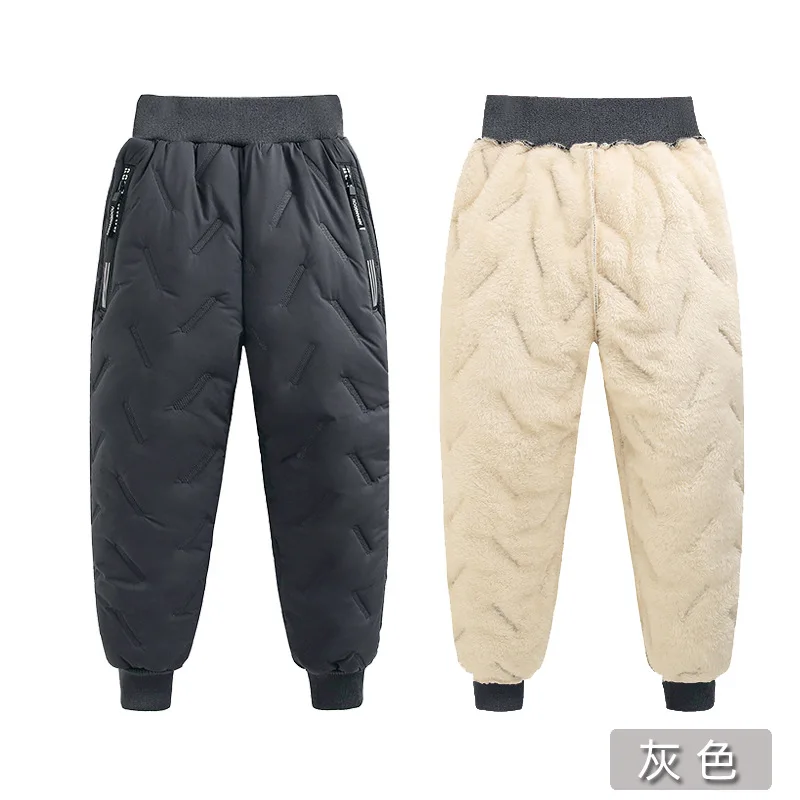 2023 Winter Teens Girls Boys Down Pants Children High Quality Warm Down Pant Boys Trousers Kids Leggings Teenage Down Ski Pants