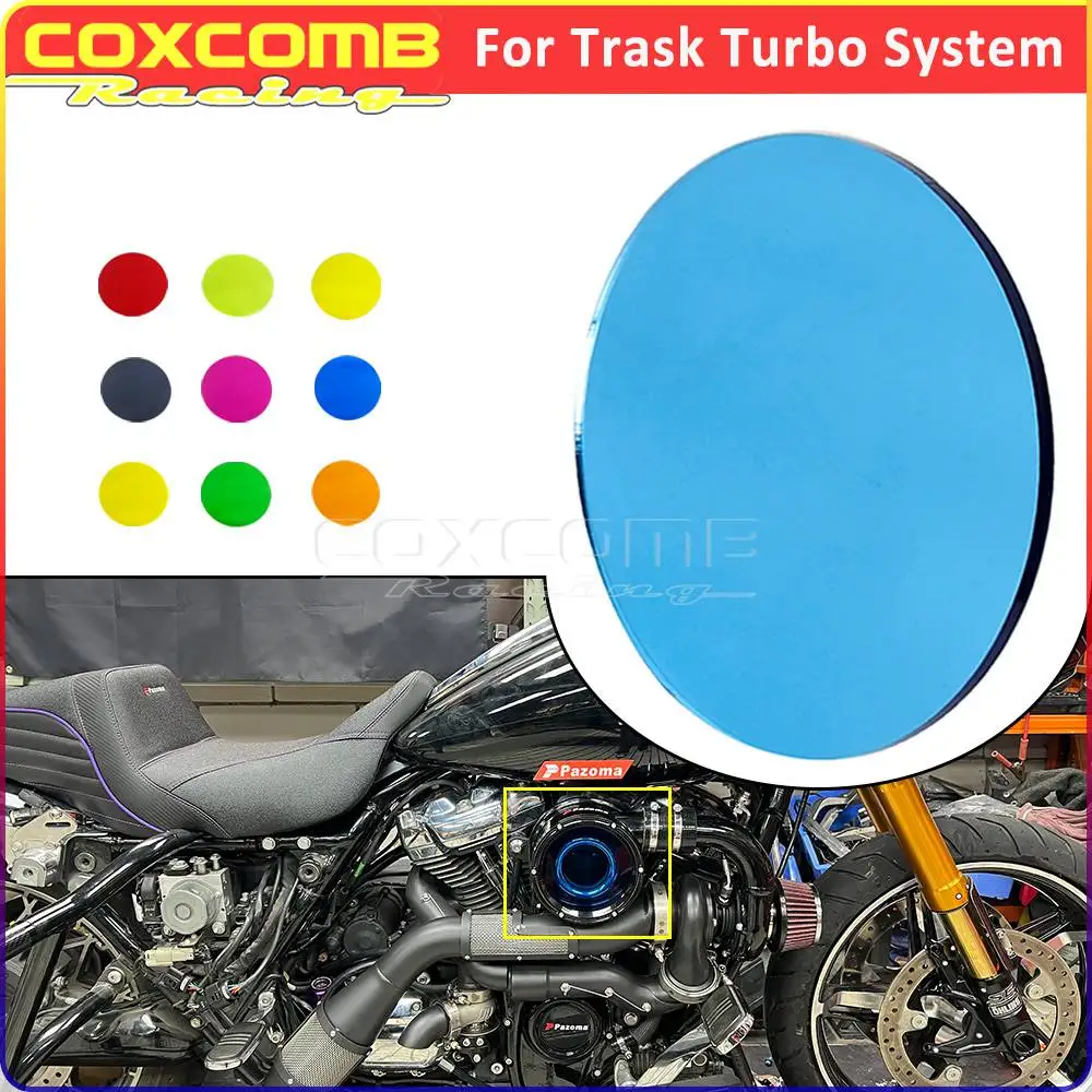 Round Washable Trim Lid Air Filter Motorcycle Air Cleaner Window For Trask Assault Original Fury Dyna Typhoon Turbo System 3/16