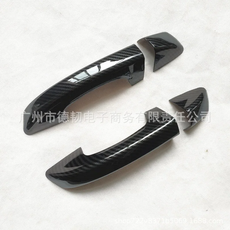 

Carbon Fiber Pattern Door Handle Protective Sticker Cover For VW Scirocco MK3 3rd Gen Exterior Auto Trim Decoration