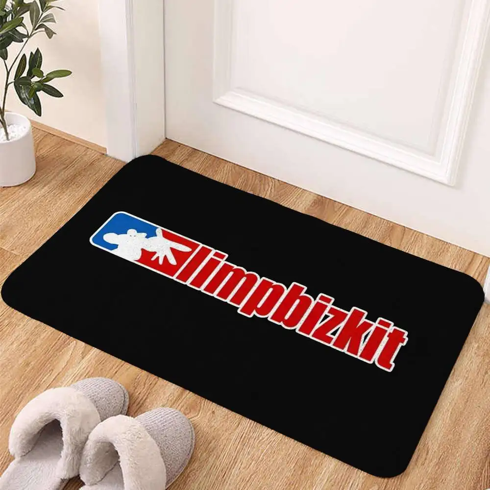 Rock Band Limp Bizkit New Old Songs Carpet Bathroom Anti-slip Mat Door Mat Entrance Door Mat Scratch-resistant Door Mat