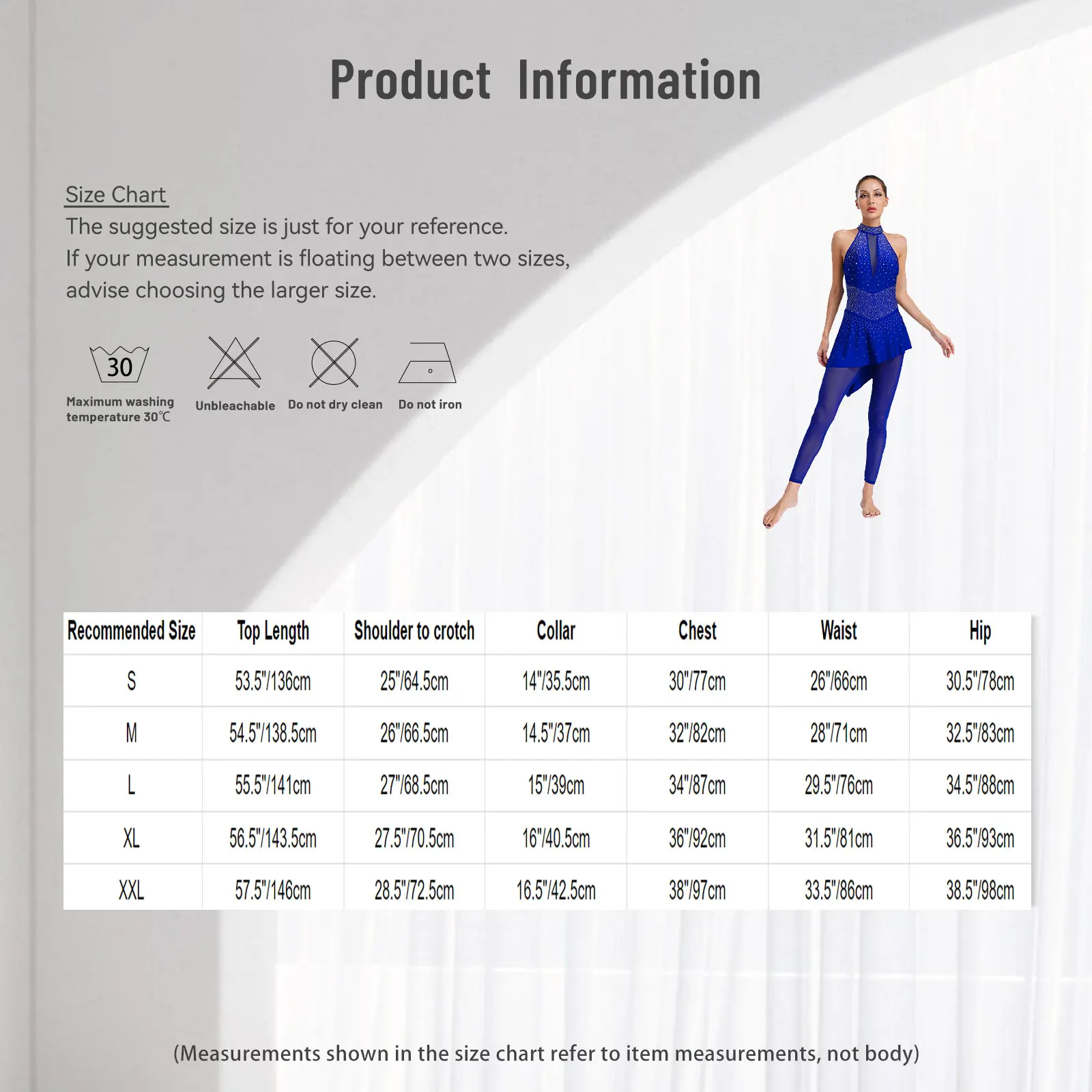 Nieuwe Vrouwen Mouwloze Gymnastiek Figuur Schaatsen Jumpsuit Ballet Lyrische Dancewear Strass Mesh Onregelmatige Begrenste Jumpsuit