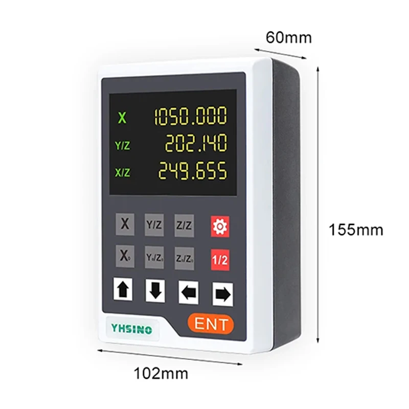 YH800 Mini Digital Readout for Lathe 2 3 Axis Dro Set Display YH800-2E YH800-3E TTL DB9 for Lathe Milling CNC Boring Machines