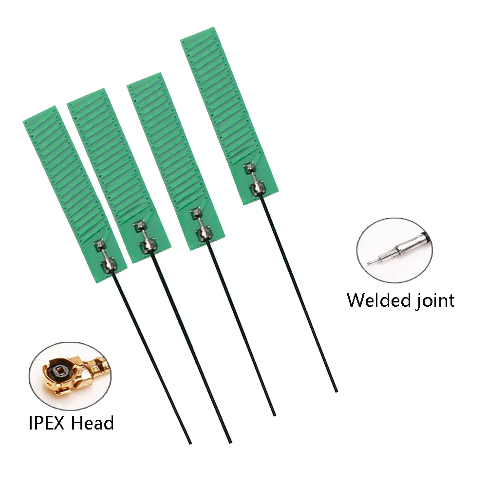 Taidacent 5 Chiếc 433MHz Nội Bộ Anten 433Mhz Lora Mạng Không Dây PCB Được Xây Dựng Ăng Ten IPEX IPX Omni Dài phạm Vi