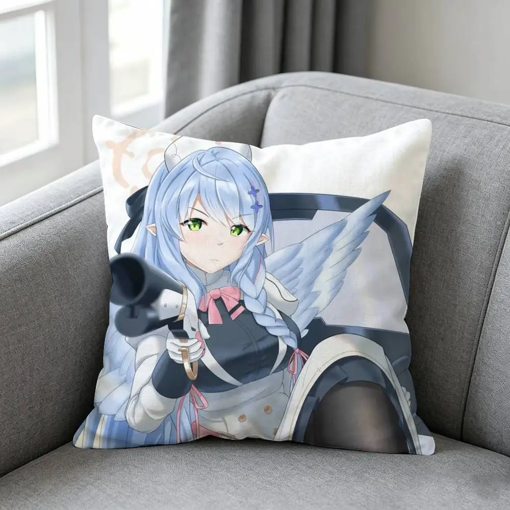 Mobile Game Blue-e Archive Pillow cover Soft Microfiber Pillowcase Home Sofa Decor Surprise Decorative printed.