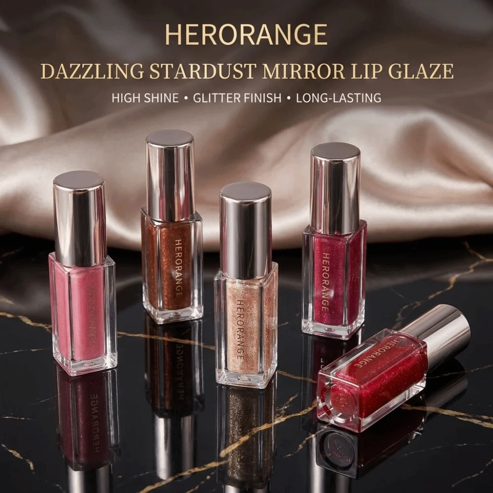 Lucidalabbra Volumizzante Effetto Scintillante, Gloss Liquido Impermeabile a Lunga Durata, Non Appiccicoso, Idratante, per Uso Quotidiano