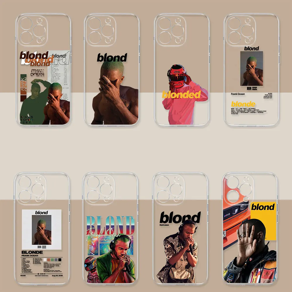 Hip Hop Frank Ocean Singer Phone Case For OPPO RENO 11 11F 10 8 8Z 8T 7 7Z 6 6Z 5 5F 4 2F PRO PLUS LITE 4G 5G Transparent Cover