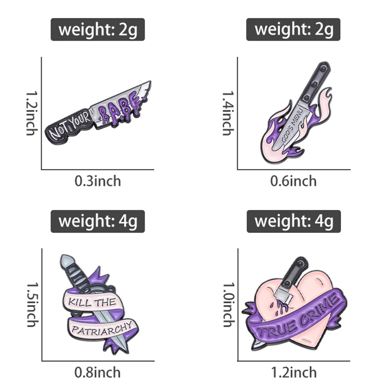 „Kill the Paeriarchy“-Emaille-Anstecknadeln, individuell, nicht Ihr Baby, Frauen-Power-Broschen, Anstecknadeln, Punk-Schmuck, Geschenk für Freunde